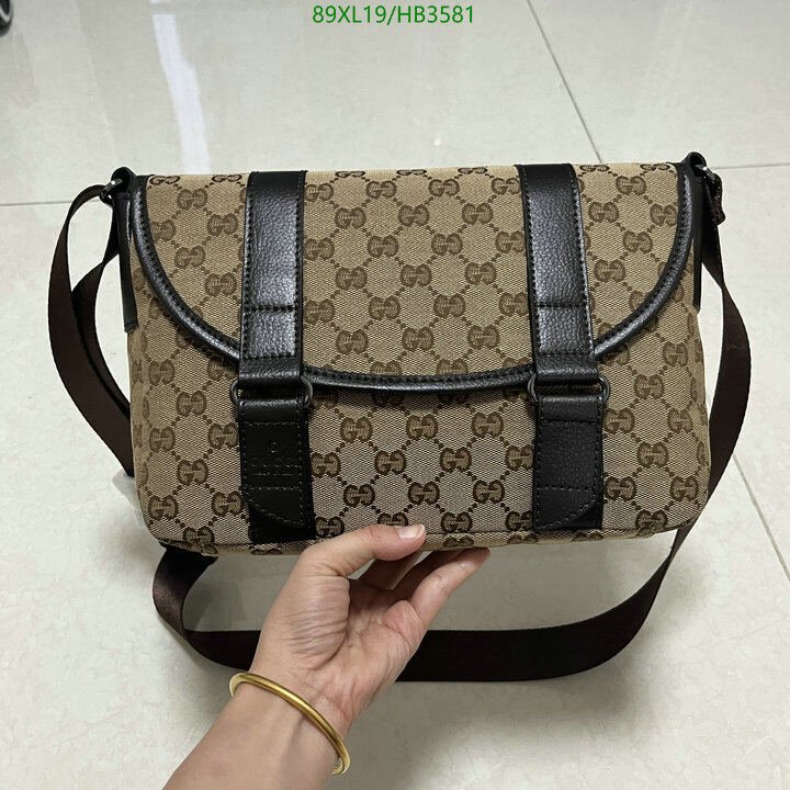 Gucci Bag-(4A)-Diagonal-,Code: HB3581,$ 116USD