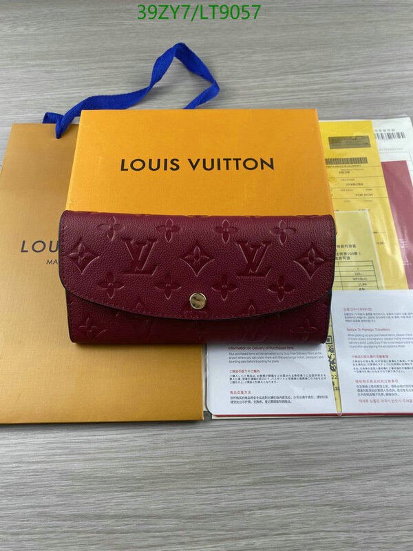 LV Bags-(4A)-Wallet-,Code: LT9057,$ 51USD