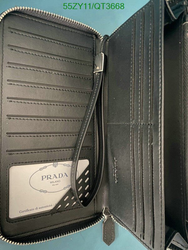 Prada Bag-(4A)-Wallet- Code: QT3668 $ 72USD