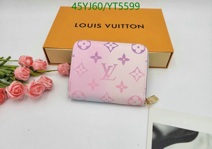 LV Bags-(4A)-Wallet-,Code: YT5599,$ 59USD