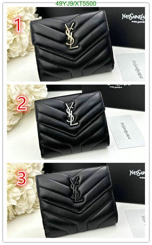 YSL Bag-(4A)-Wallet- Code: XT5500 $ 64USD