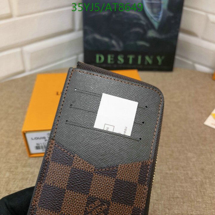 LV Bag-(4A)-Wallet- Code: AT8649 $ 46USD