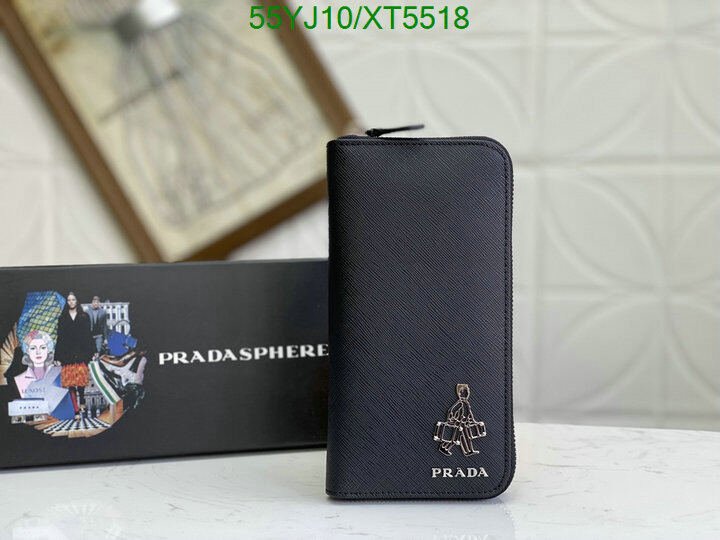 Prada Bag-(4A)-Wallet- Code: XT5518 $ 72USD