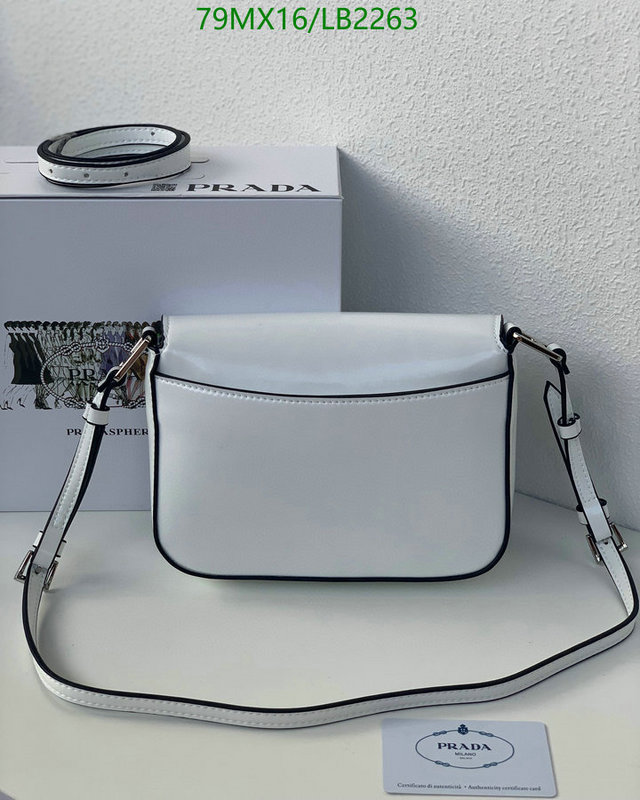 Prada Bag-(4A)-Diagonal-,Code: LB2263,$ 103USD