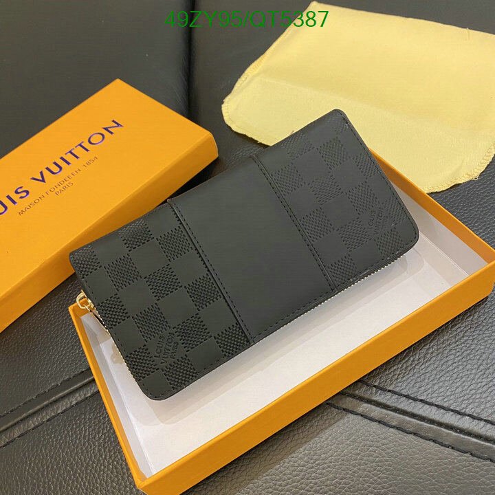 LV Bag-(4A)-Wallet- Code: QT5387 $ 64USD