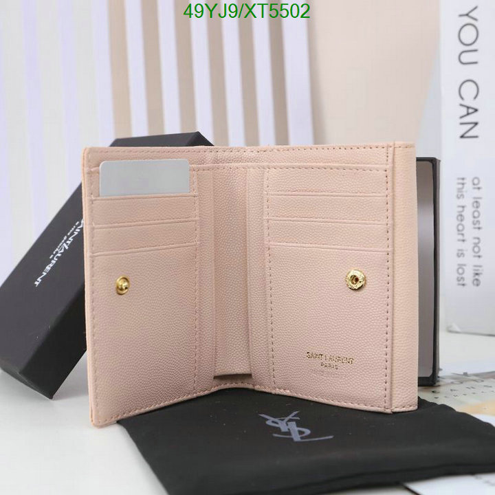 YSL Bag-(4A)-Wallet-,Code: XT5502,$ 64USD