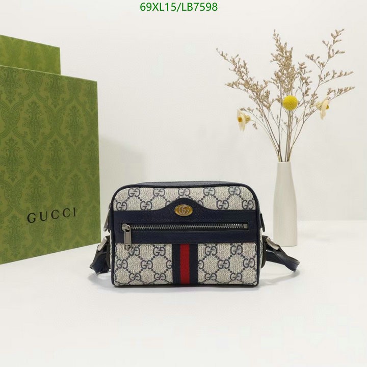 Gucci Bag-(4A)-Ophidia-G,Code: LB7598,$ 90USD