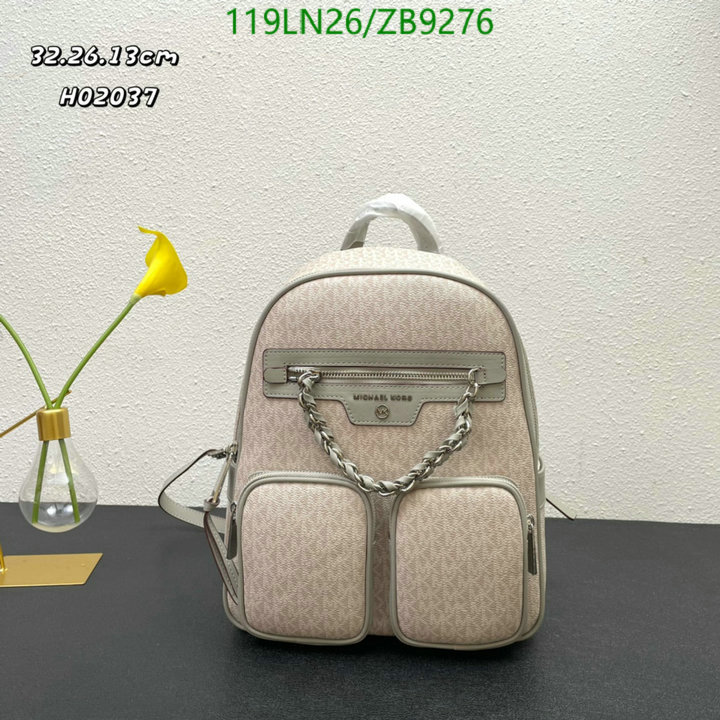 Michael Kors Bag-(4A)-Backpack-,Code: ZB9276,$ 155USD