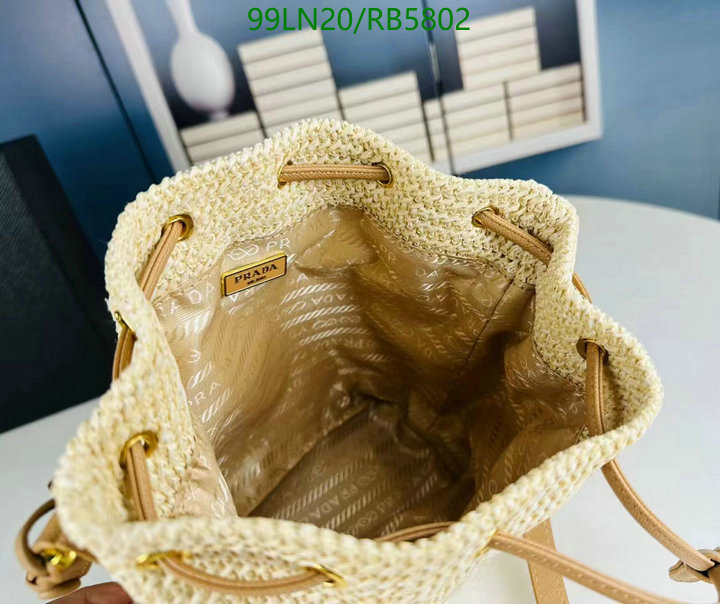 Prada Bag-(4A)-Bucket Bag- Code: RB5802 $ 129USD