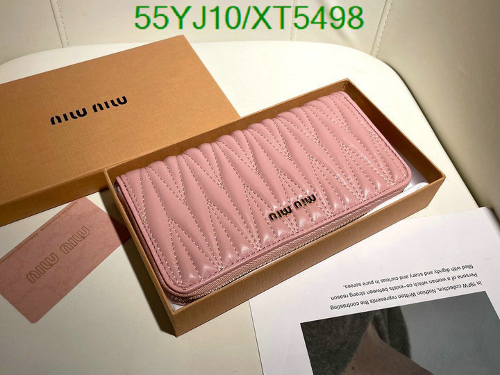 Miu Miu Bag-(4A)-Wallet-,Code: XT5498,$ 72USD