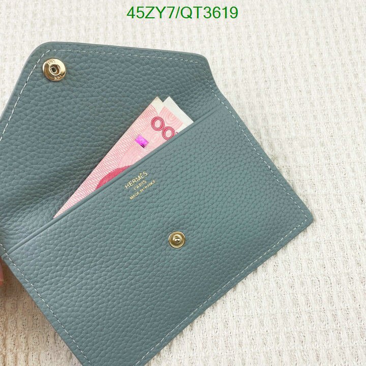 Hermes Bag-(4A)-Wallet- Code: QT3619 $ 59USD