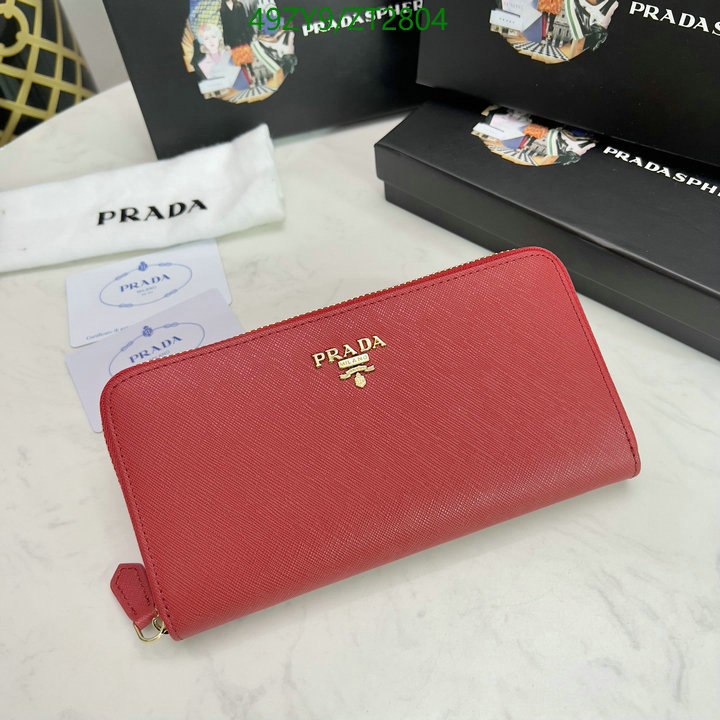 Prada Bag-(4A)-Wallet- Code: ZT2804 $ 64USD
