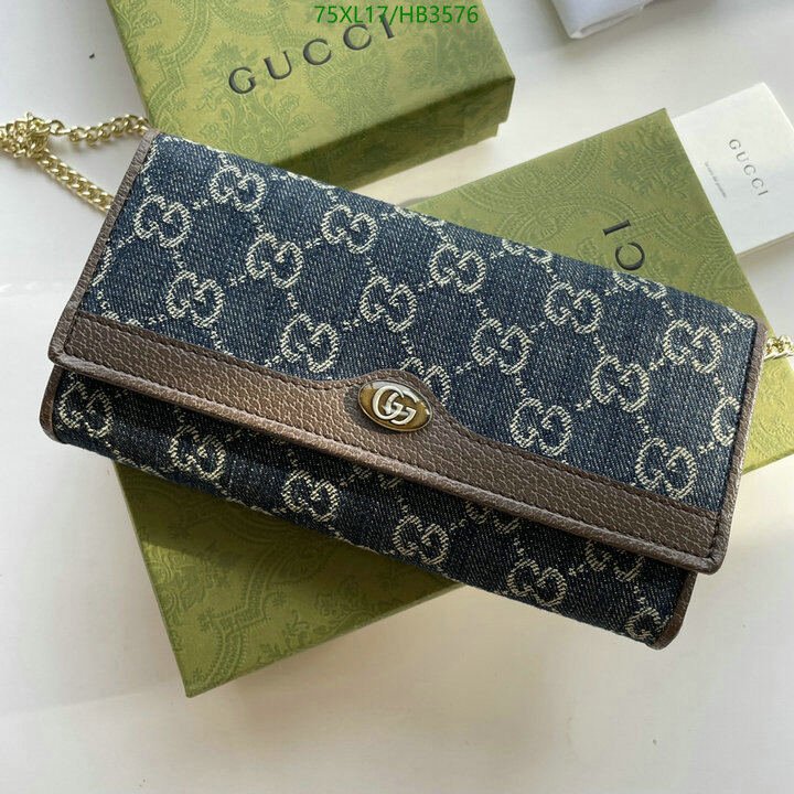 Gucci Bag-(4A)-Diagonal-,Code: HB3576,$ 98USD