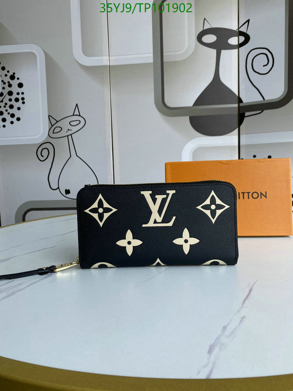 LV Bags-(4A)-Wallet-,Code: TP101902,$ 51USD
