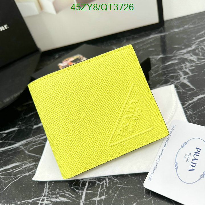 Prada Bag-(4A)-Wallet- Code: QT3726 $ 59USD
