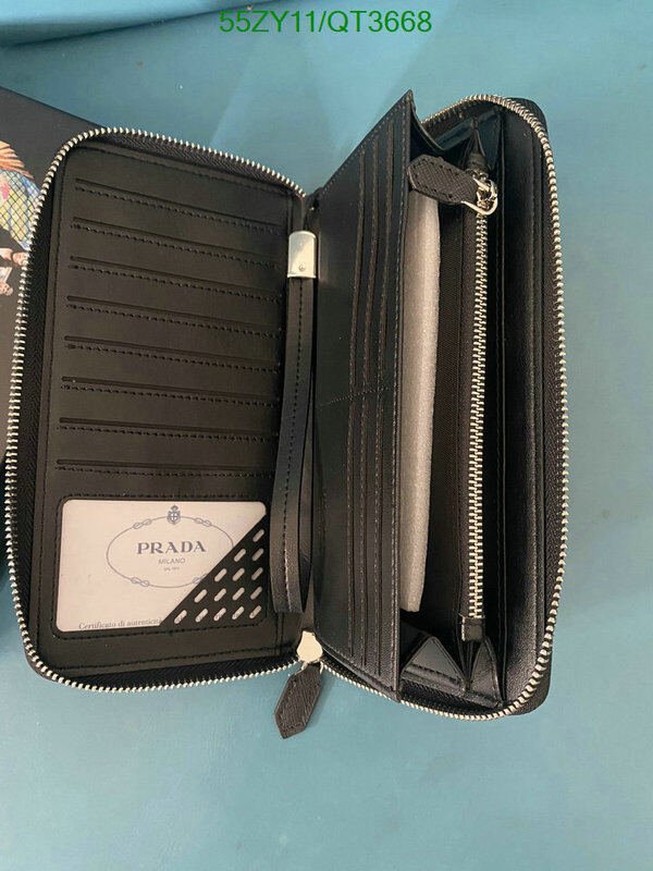 Prada Bag-(4A)-Wallet- Code: QT3668 $ 72USD