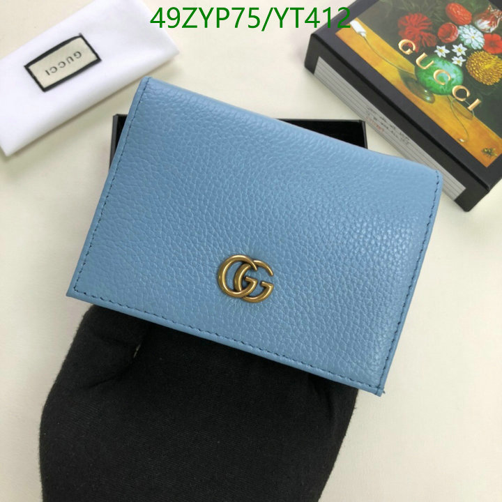 Gucci Bag-(4A)-Wallet-,Code: YT412,$ 64USD