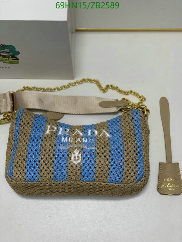 Prada Bag-(4A)-Re-Edition 2005,Code: ZB2589,$ 90USD