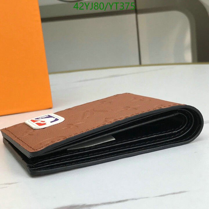 LV Bags-(4A)-Wallet-,Code: YT375,$ 55USD