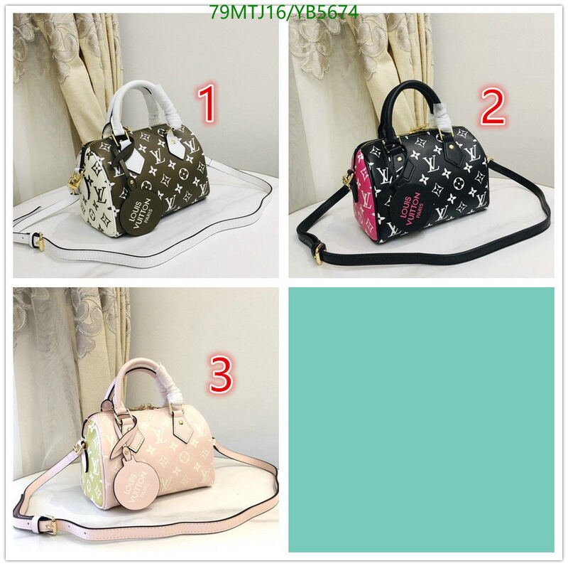 LV Bags-(4A)-Speedy-,Code: YB5674,$ 103USD
