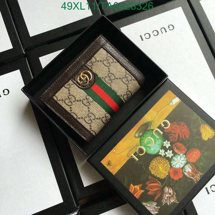 Gucci Bag-(4A)-Wallet-,Code:TA0428326,$ 64USD