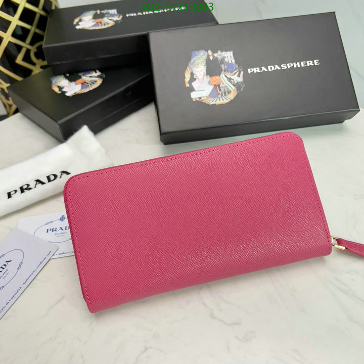 Prada Bag-(4A)-Wallet-,Code: ZT2803,$ 64USD