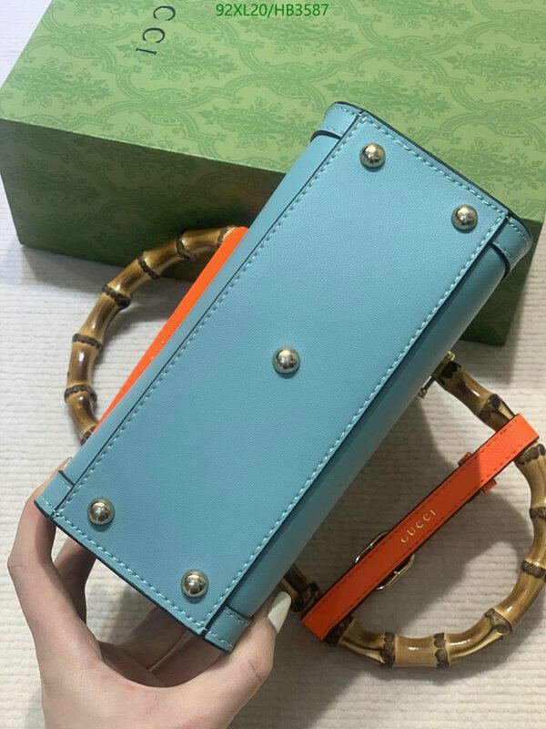 Gucci Bag-(4A)-Diana-Bamboo-,Code: HB3587,$ 120USD