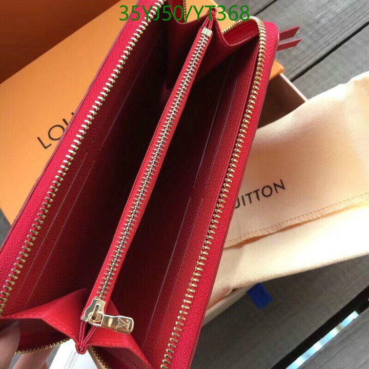 LV Bags-(4A)-Wallet-,Code: YT368,$ 46USD
