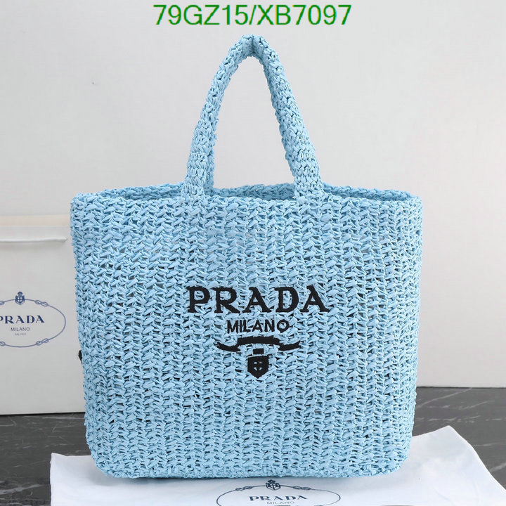 Prada Bag-(4A)-Handbag-,Code: XB7097,$ 103USD