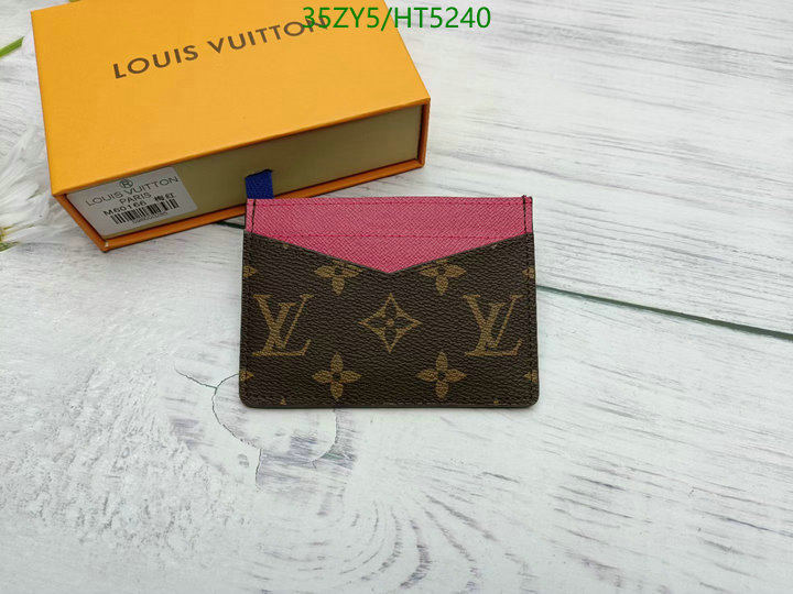 LV Bags-(4A)-Wallet-,Code: HT5240,$ 46USD