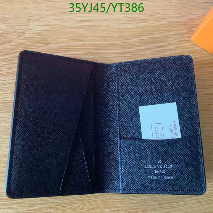 LV Bags-(4A)-Wallet-,Code: YT386,$ 46USD
