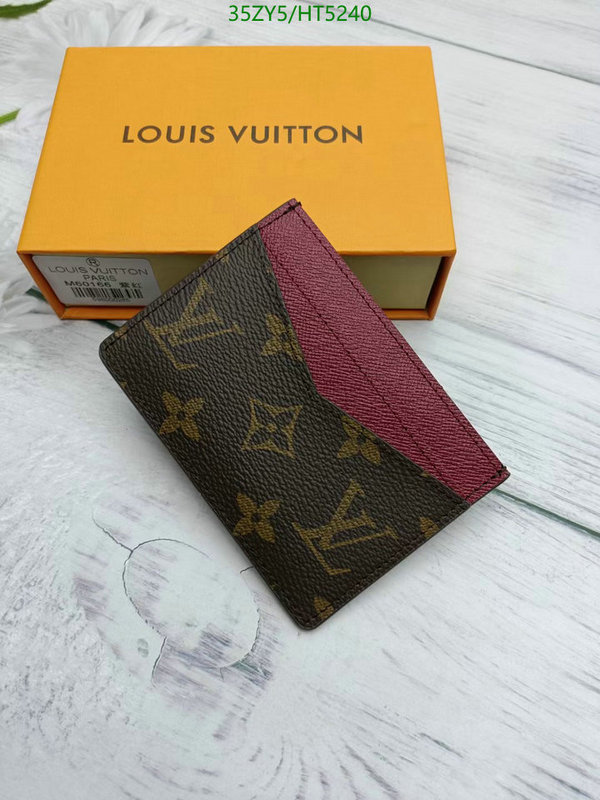 LV Bags-(4A)-Wallet-,Code: HT5240,$ 46USD