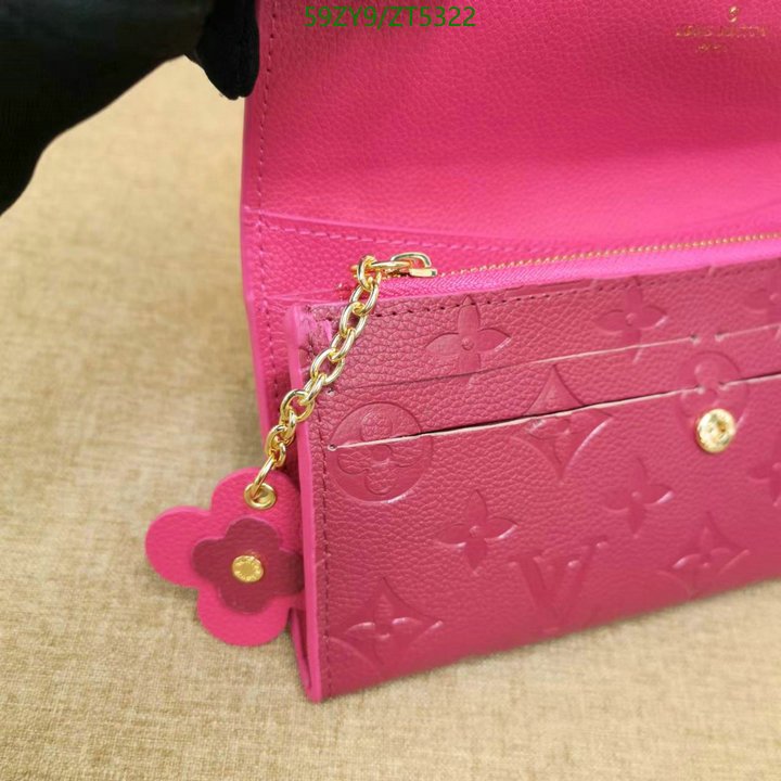 LV Bags-(4A)-Wallet-,Code: ZT5322,$ 77USD