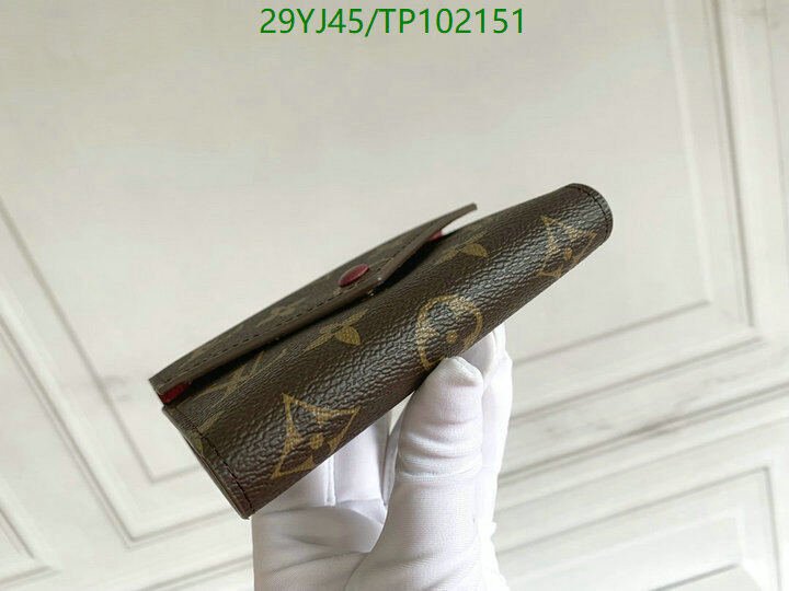 LV Bags-(4A)-Wallet-,Code: TP102151,$ 38USD