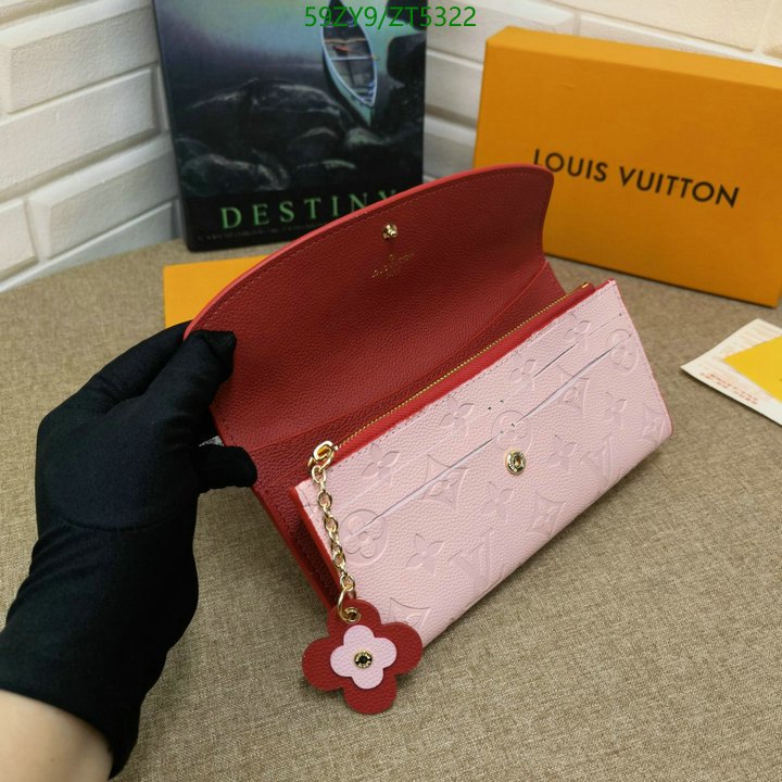 LV Bags-(4A)-Wallet-,Code: ZT5322,$ 77USD