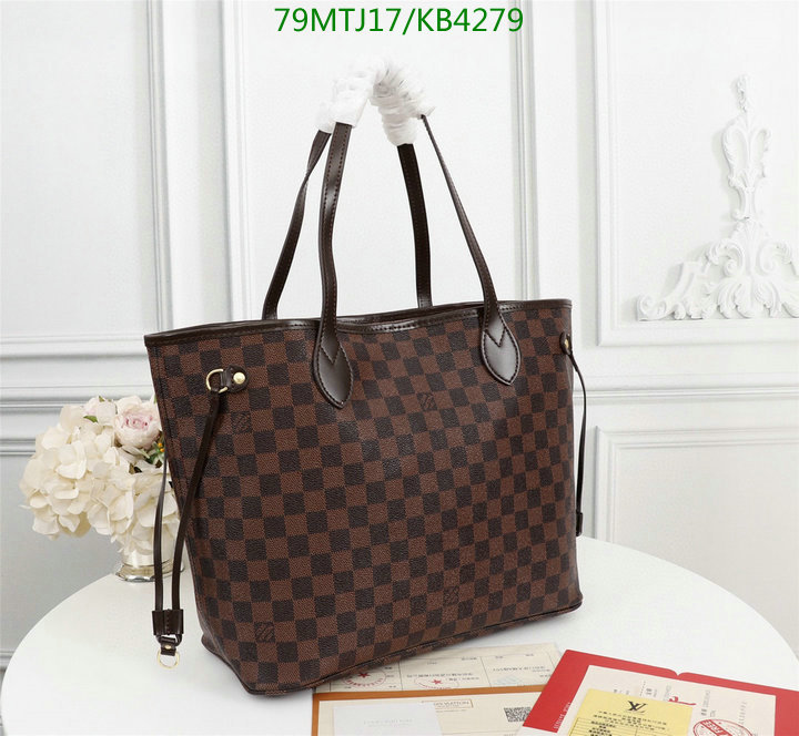 LV Bags-(4A)-Neverfull-,Code: KB4279,$ 103USD