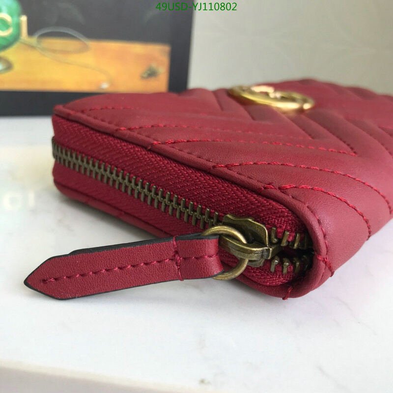 Gucci Bag-(4A)-Wallet-,Code: YJ110802,$ 64USD