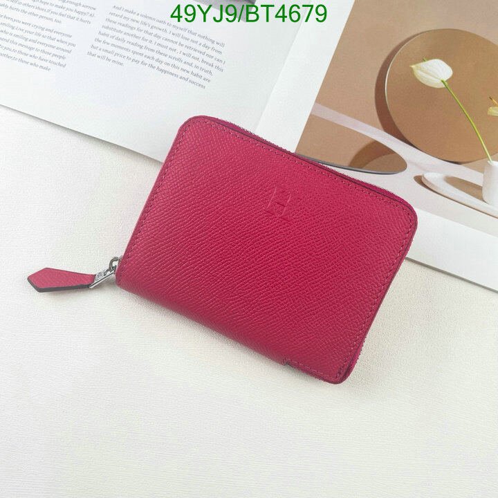 Hermes Bag-(4A)-Wallet- Code: BT4679 $ 64USD