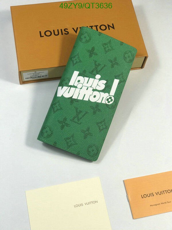 LV Bag-(4A)-Wallet- Code: QT3636 $ 64USD