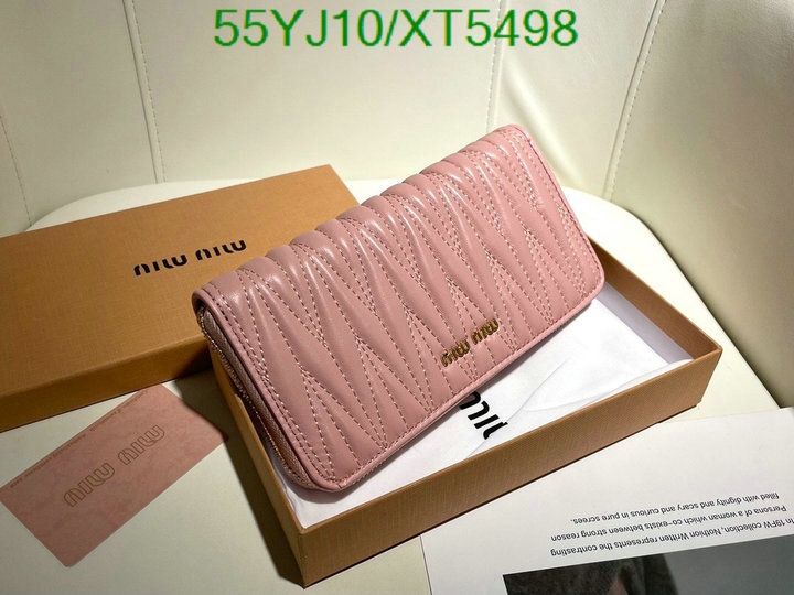 Miu Miu Bag-(4A)-Wallet-,Code: XT5498,$ 72USD