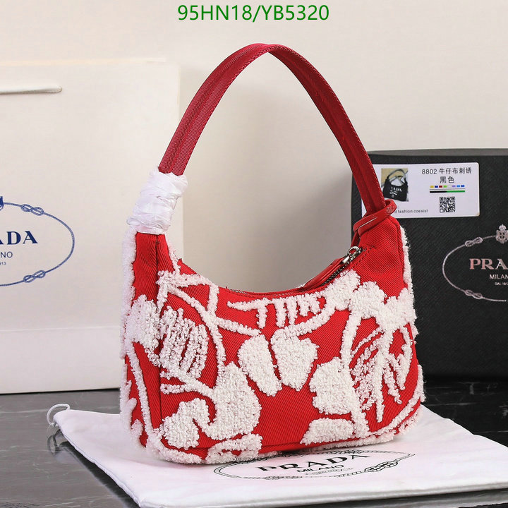 Prada Bag-(4A)-Re-Edition 2000,Code: YB5320,$ 124USD