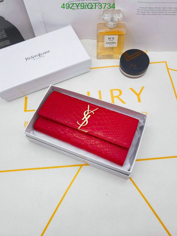 YSL Bag-(4A)-Wallet- Code: QT3734 $ 64USD