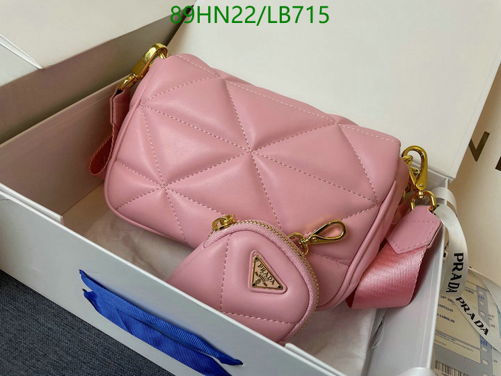 Prada Bag-(4A)-Diagonal-,Code: LB715,$ 116USD