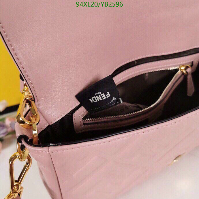 Fendi Bag-(4A)-Baguette-,Code: YB2596,$ 123USD