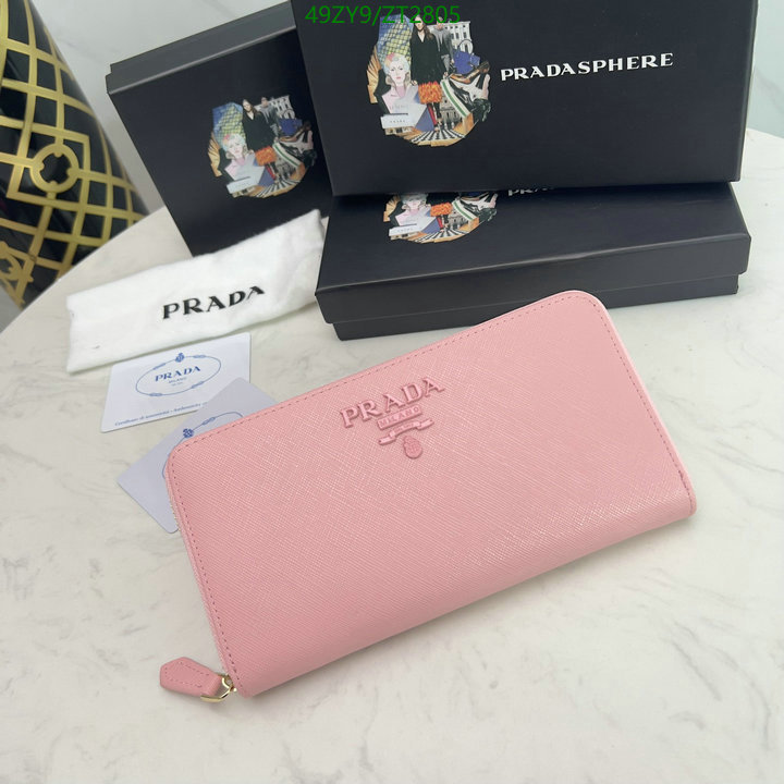 Prada Bag-(4A)-Wallet-,Code: ZT2805,$ 64USD