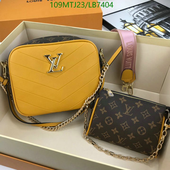 LV Bags-(4A)-New Wave Multi-Pochette-,Code: LB7404,$ 142USD