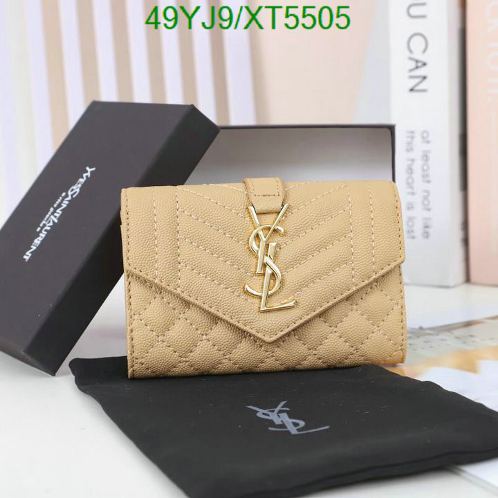 YSL Bag-(4A)-Wallet-,Code: XT5505,$ 64USD