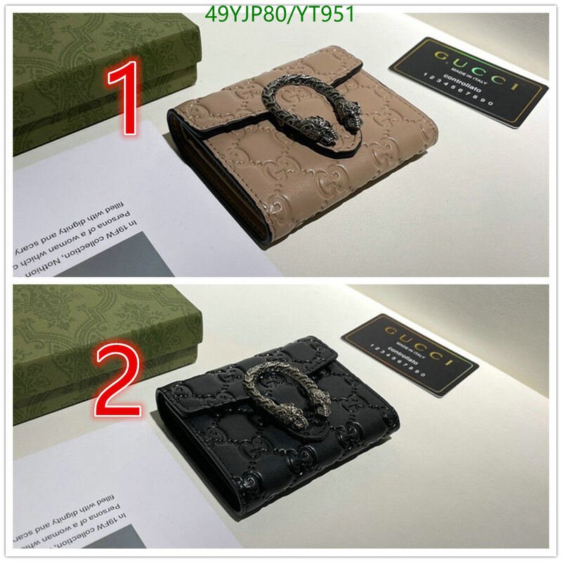 Gucci Bag-(4A)-Wallet-,Code: YT951,$ 64USD