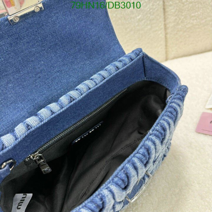 Miu Miu Bag-(4A)-Crossbody- Code: DB3010 $ 103USD