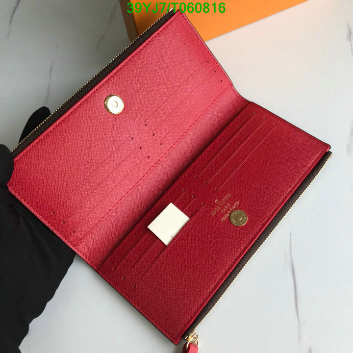 LV Bags-(4A)-Wallet-,Code: T060816,$ 51USD